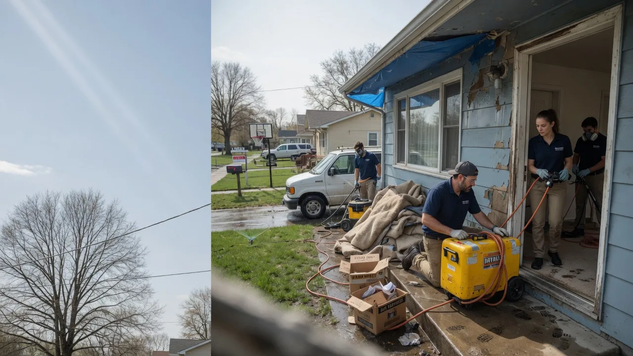 Basement Flood Cleanup in Oconee, IL near me